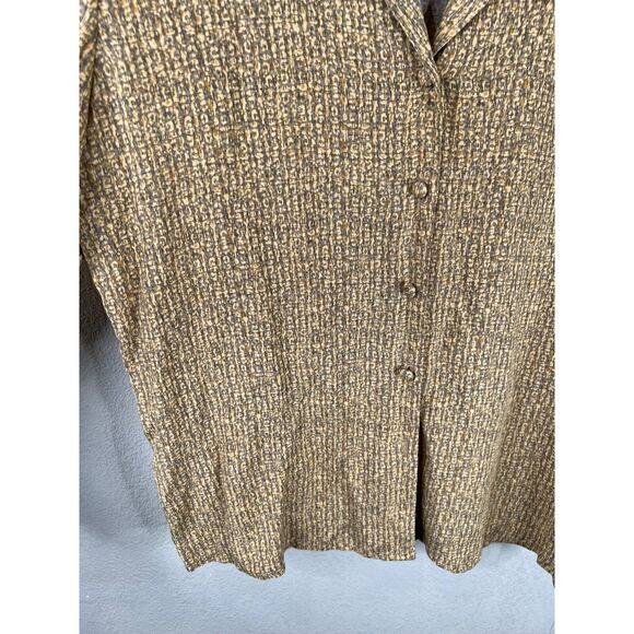 Vintage Gianni Sport Women Mod Button-Up Shirt Size 12 80s - Picture 6 of 13
